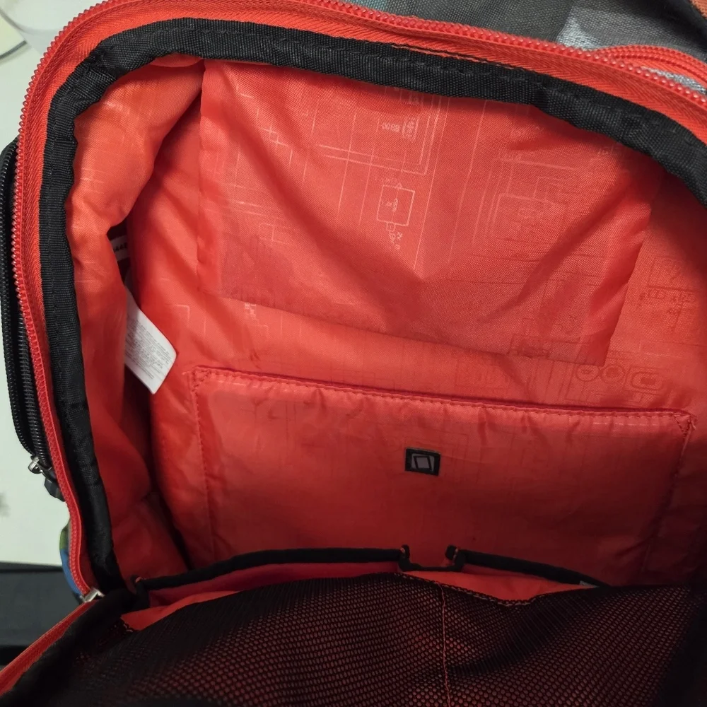 OGIO Urban Large 17” Laptop Backpack Black Spectrometric Multicolor Pattern